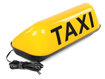 Lampa TAXI žuta