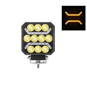 Led radna lampa 10Xled +2Xstrap amber