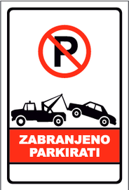 Tabla A4 Zabranjeno parkiranje